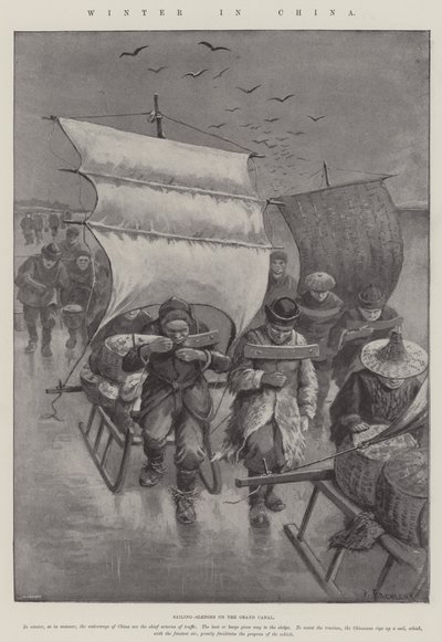 中国の冬 作： Paul Frenzeny